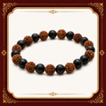 Divya Rudraksha Karungali Bracelet (8mm)  Protection • Positivity • Spiritual Balance