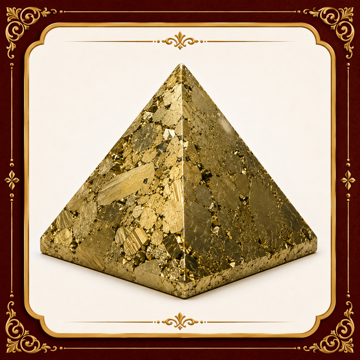 Pyrite Money Magnet Pyramid  Attract Wealth • Boost Confidence • Invite Prosperity