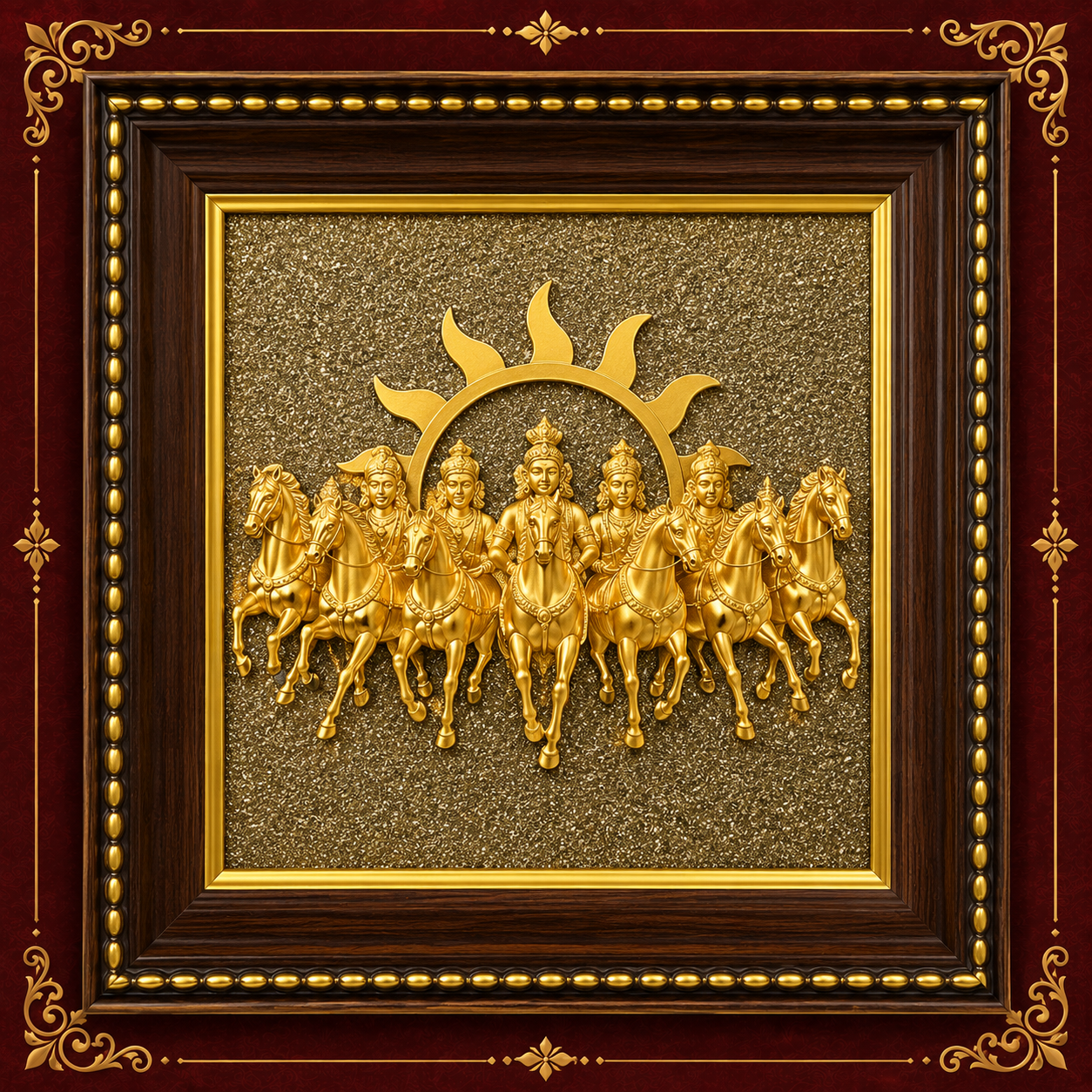 Seven Running Horses  Invite Success • Progress • Prosperity • Positive Energy