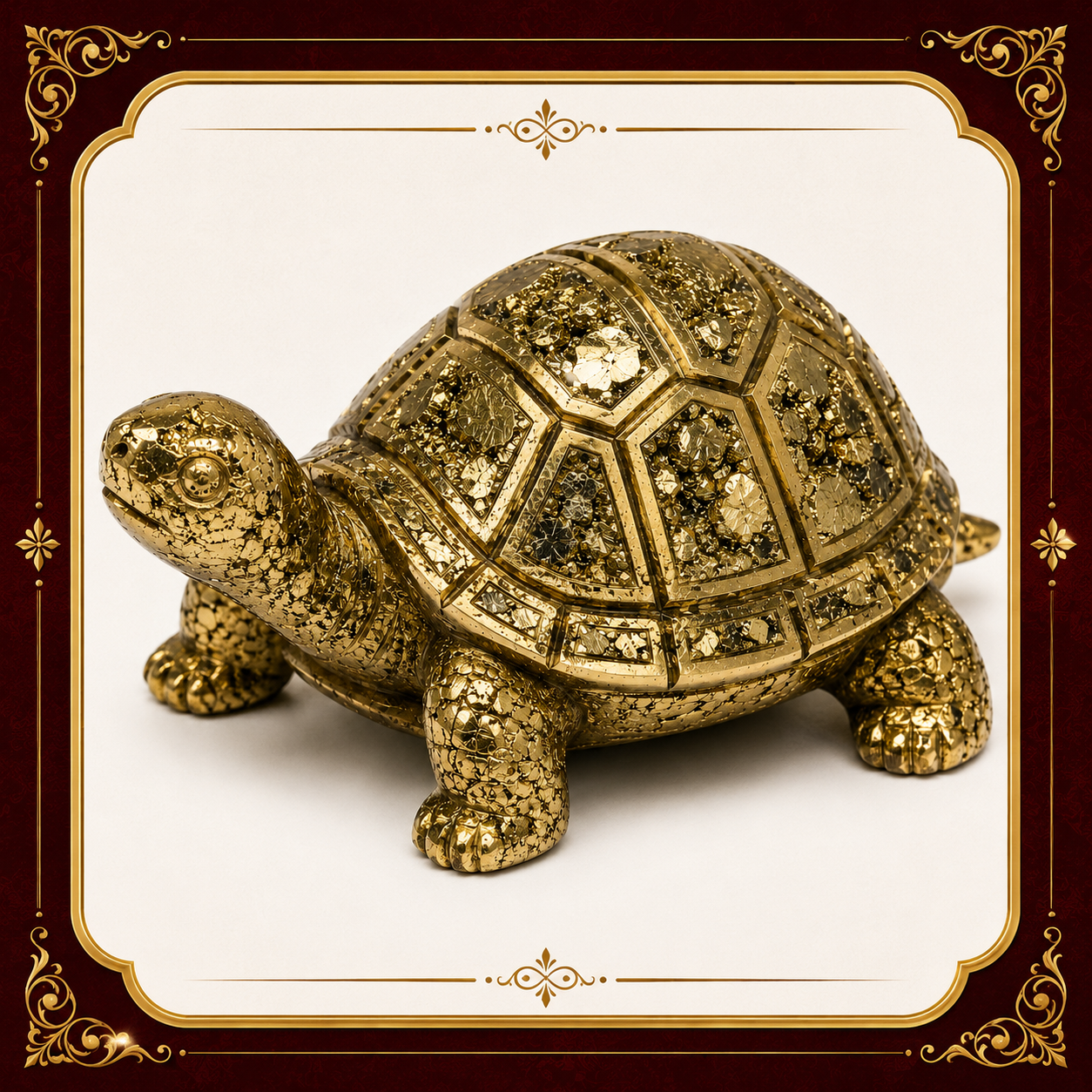 Vastu Pyrite Tortoise  Invite Wealth • Stability • Protection • Positive Energy